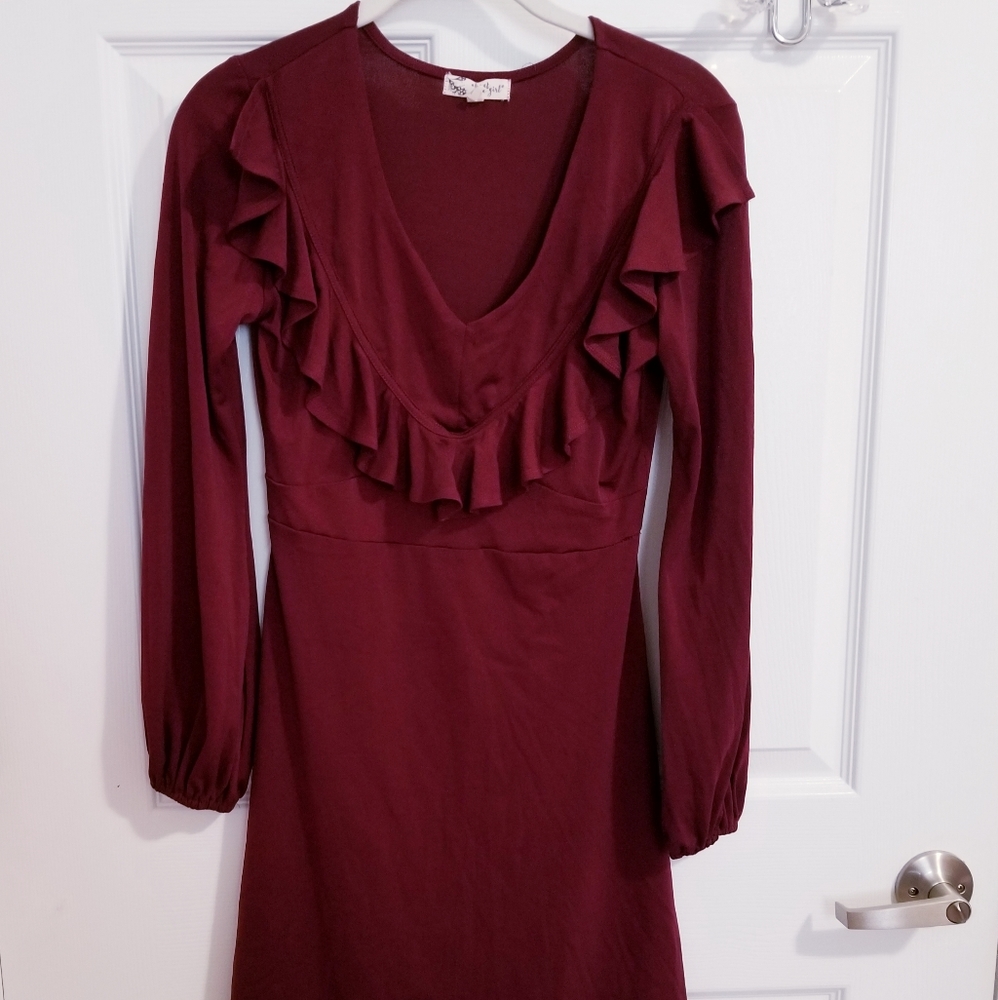 💓Sophisticated BURGUNDY dress💓